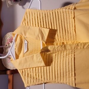 Sunny Yellow Liz Claiborne Sleeveless Dress